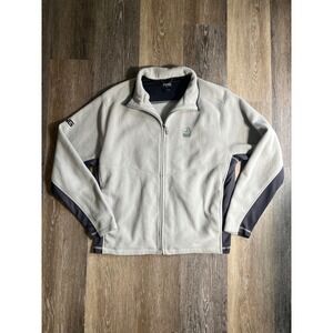 Ping Collection Mens Gray Full Zip Fleece Golf Jacket Crooked Creek Large